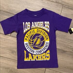 NWT Los Angeles Lakers Kids T-Shirt Sz 6-7